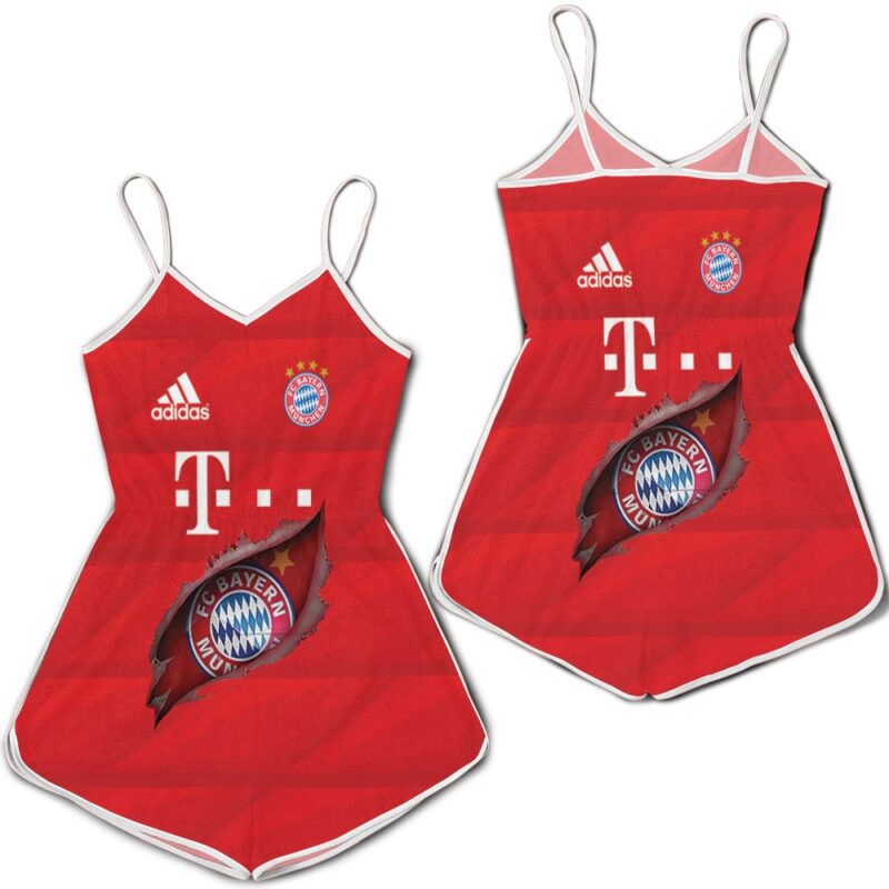 Bayern munich jersey logo ripped for fan 3d jersey Romper RJ04547