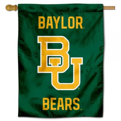 Baylor Bears Logo Double Sided House Flag H0055