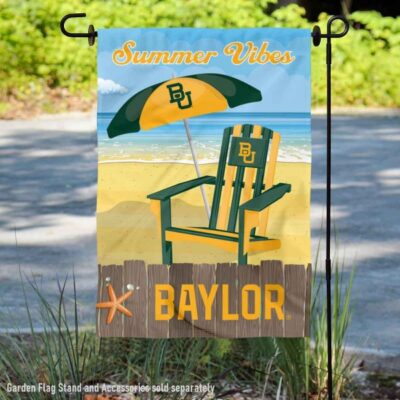 Baylor Bears Summer Vibes Decorative Garden Flag GF00026