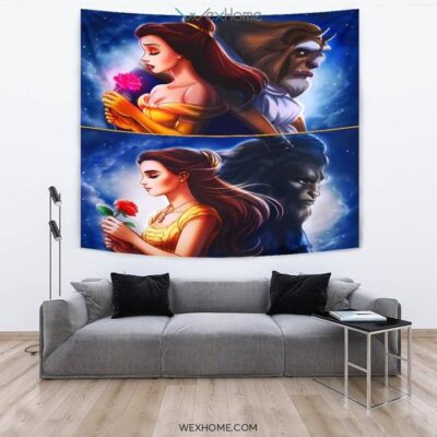 Beauty And The Beast Cartoon Tapestry Collection 3 Beauty And The Beast Cartoon Tapestry Collection 3