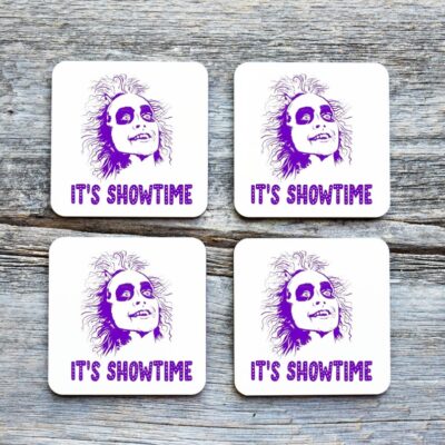 Beetlejuice Halloween Drinkware Coaster (Set of 4)