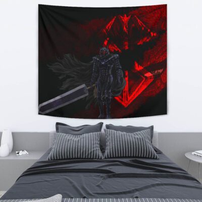 Berserk Anime Tapestry - Guts Full Armor Armadura Manga Scene Tapestry Wall Hanging 2 Berserk Anime Tapestry Guts Full Armor Armadura Manga Scene Tapestry Wall Hanging 2