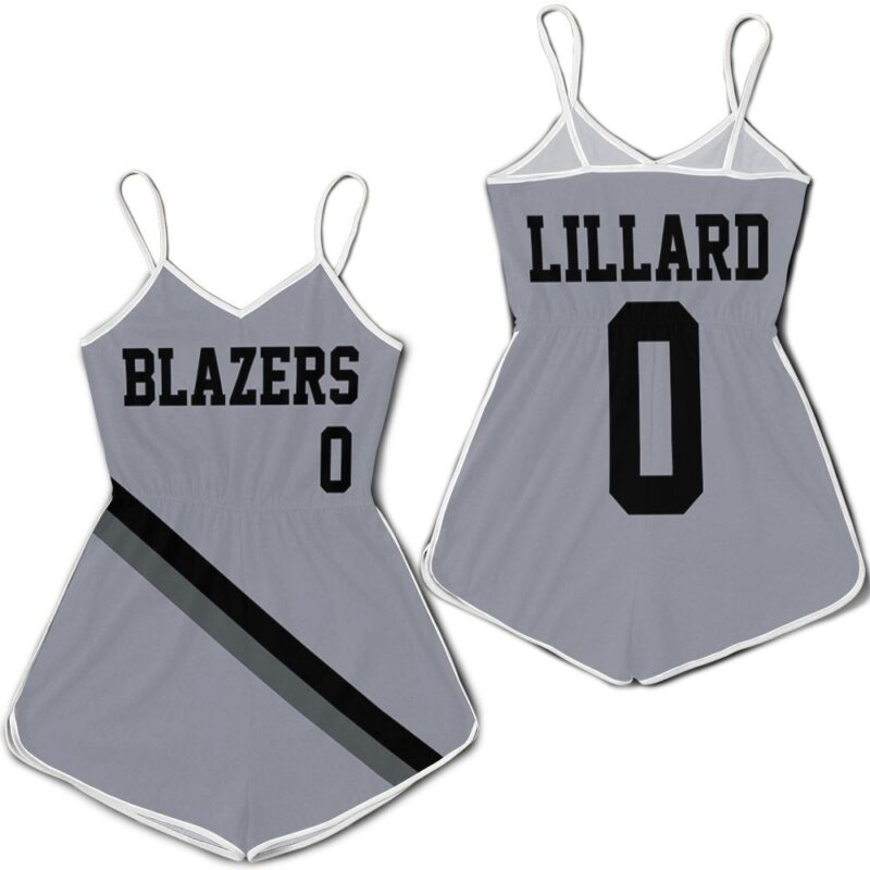 Blazers Damian Lillard Jersey Inspired Romper RJ02175