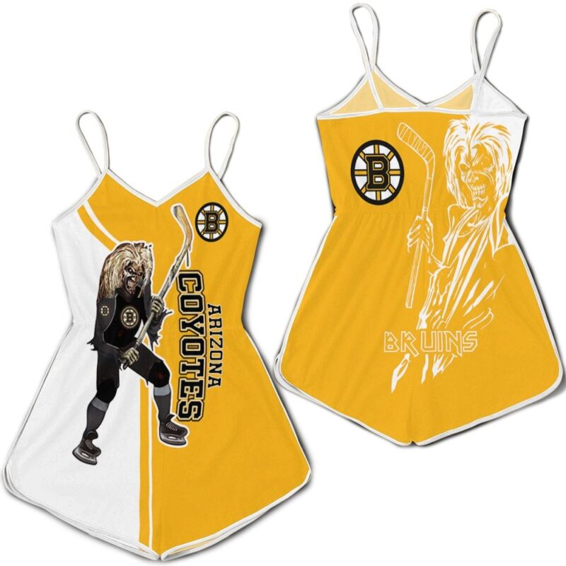 Boston Bruins And Zombie For Fans Romper RJ03028