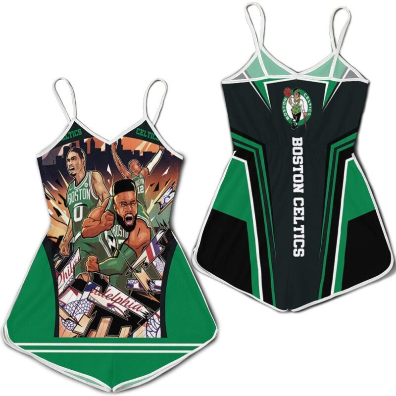 Boston Celtic Win Philadelphia 76ers Best Players Romper RJ04961