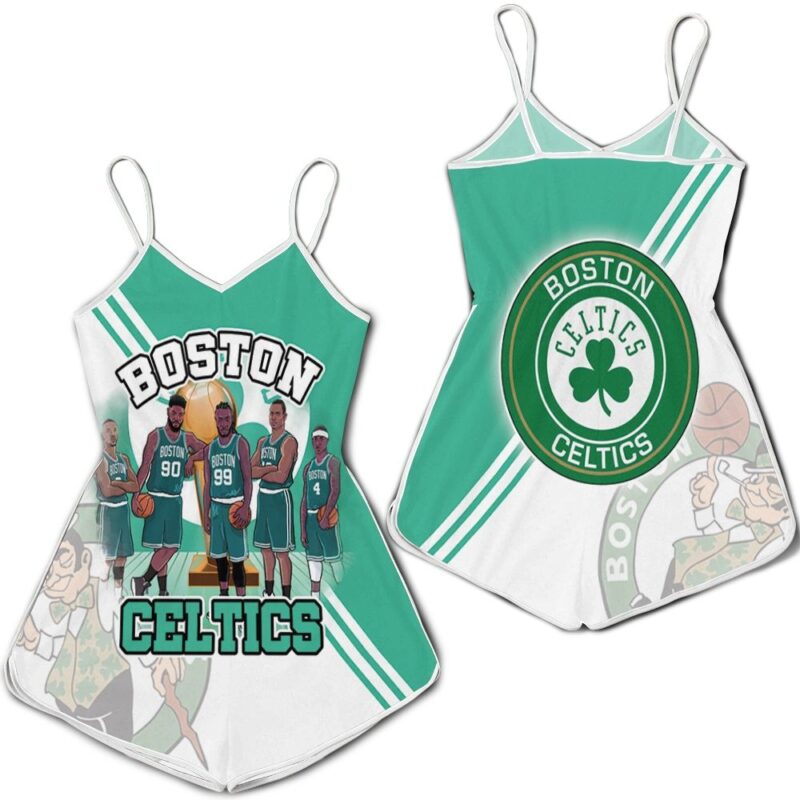 Boston Celtics World Champions Artwork Romper RJ04686