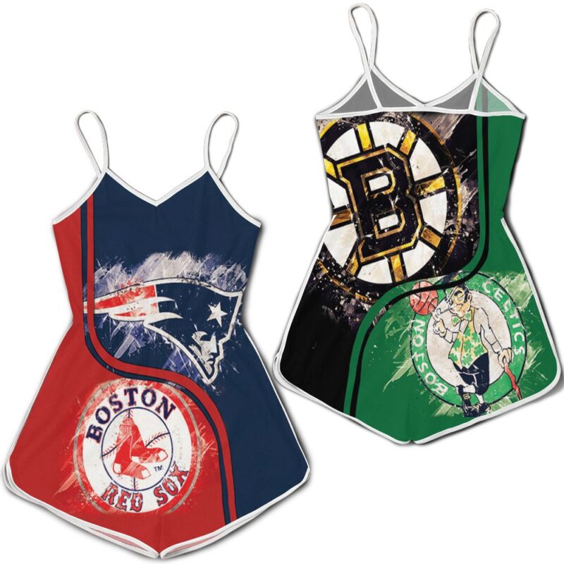 Boston Red sox new england patriots Boston Bruins Boston Celtic 3d jersey Romper RJ04735