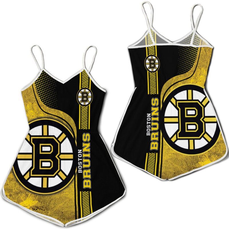 Boston bruins nhl 3d jersey Romper RJ04462