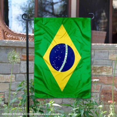 Brazil Double Sided Garden Flag GF01503