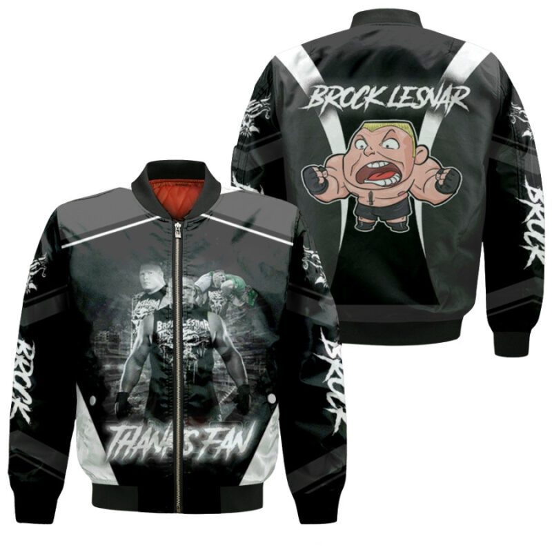 Brock Lesnar Thanks Fan Professional Wrestler Heavyweight Championship Black Gift For Brock Lesnar Fans Bomber Jacket BJ04151