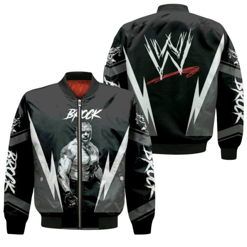 Brock Lesnar Thanks Fan The Best WWE Champion Professional Wrestler Black Gift For Brock Lesnar Fans Bomber Jacket BJ04076