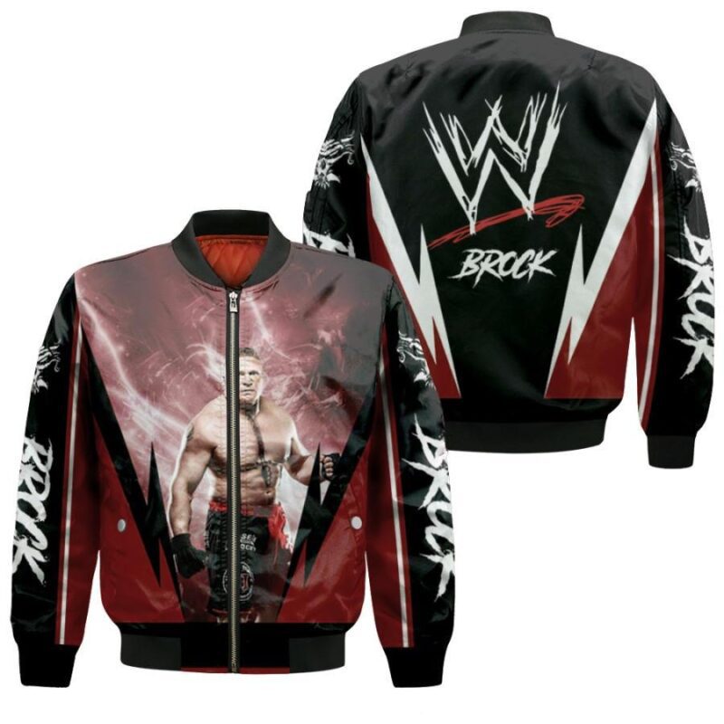 Brock Lesnar The Best Professional Wrestler WWE Black Gift For Brock Lesnar Fans Bomber Jacket BJ04121