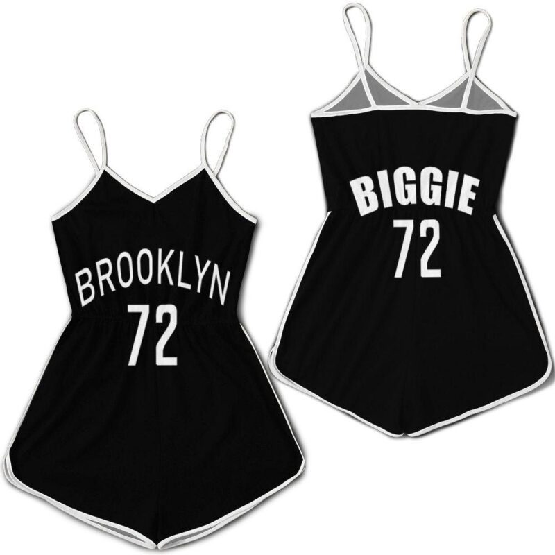 Brooklyn Nets Biggie Jersey Black Music Edition 2019 Romper RJ01964