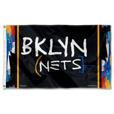 Brooklyn Nets City Edition Logo 3x5ft Wall Flag Banner Flag Outdoor Flag BF371