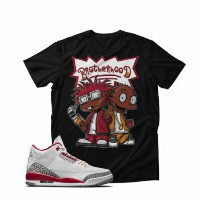 Brotherhood Rugrat Unisex Shirt Match Jordan 3 Retro Cardinal Red 1