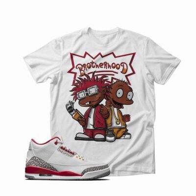 Brotherhood Rugrat Unisex Shirt Match Jordan 3 Retro Cardinal Red