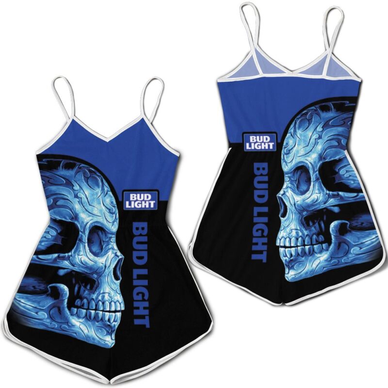 Bud light skull 3d jersey Romper RJ04715