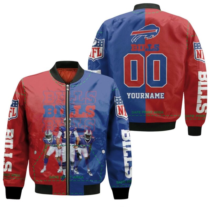 Buffalo Bills AFC East Division Champions 2020 Personalized Bomber Jacket BJ01330