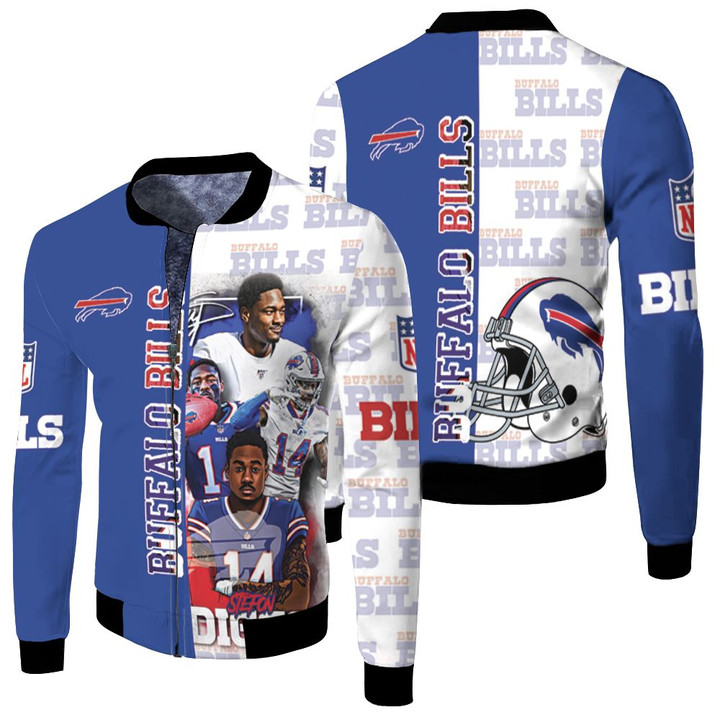 Buffalo Bills Afc East 2020 Stefon Diggs Fleece Bomber Jacket – Let the ...