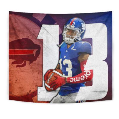 Buffalo Bills American Football Team Tapestry Blue Strongest Buffalo Fighting Est 1960 Text Tapestry Wall Hanging