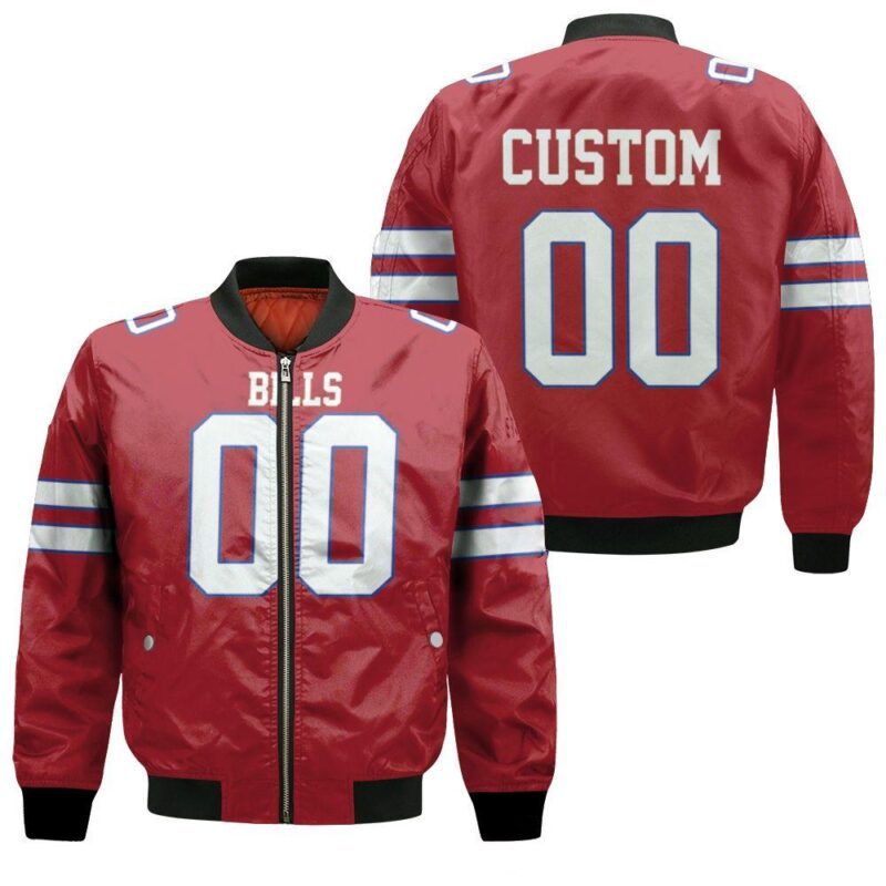 Buffalo Bills Color Rush Limited Personalized jersey inspired style Bomber Jacket BJ01313