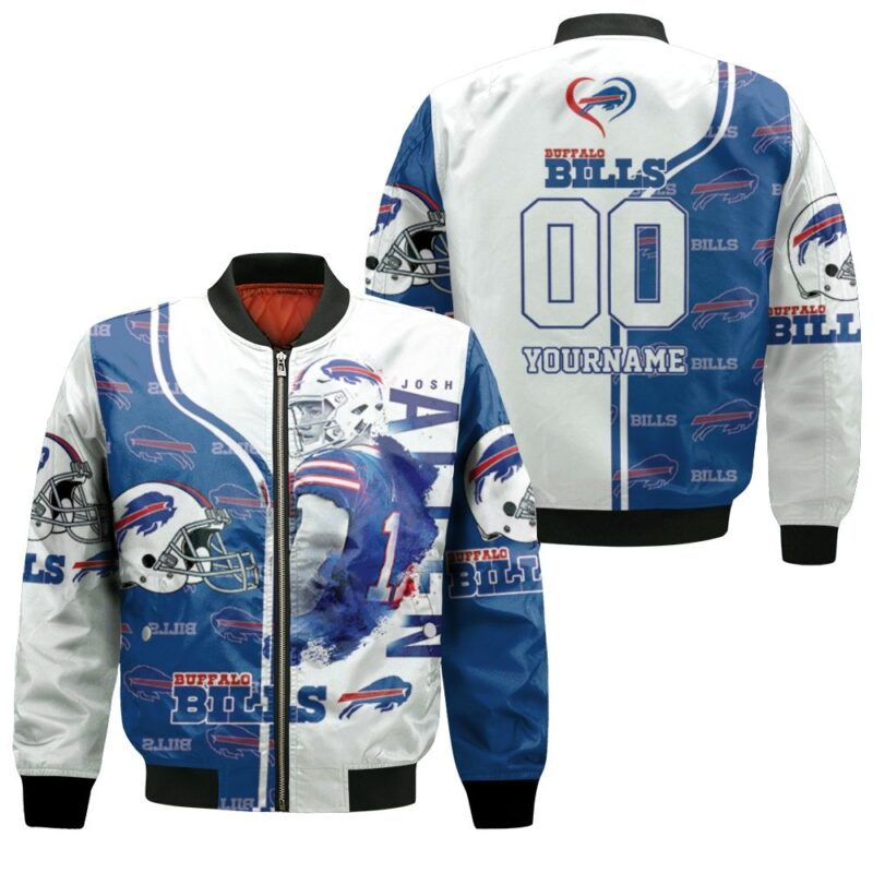 Buffalo Bills John Allen 2020 AFC East Champions Personalized Bomber Jacket BJ01337
