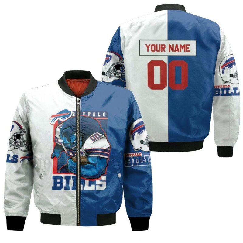 Buffalo Bills Mascot 2020 AFC East Champions Personalized Bomber Jacket BJ01343