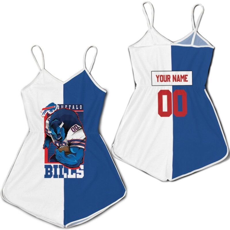 Buffalo Bills Mascot 2020 AFC East Champions Personalized Romper RJ03641