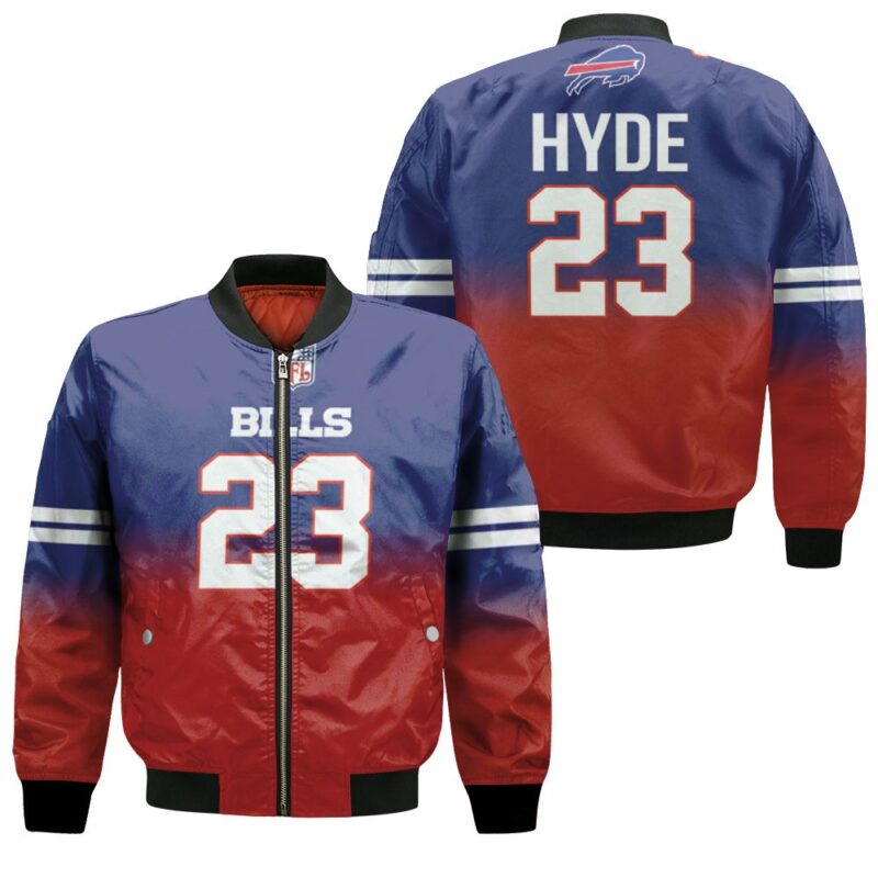 Buffalo Bills Micah Hyde #23 Great Player NFL American Football Team Royal Color Crash Gift For Bills Fans Bomber Jacket BJ01289