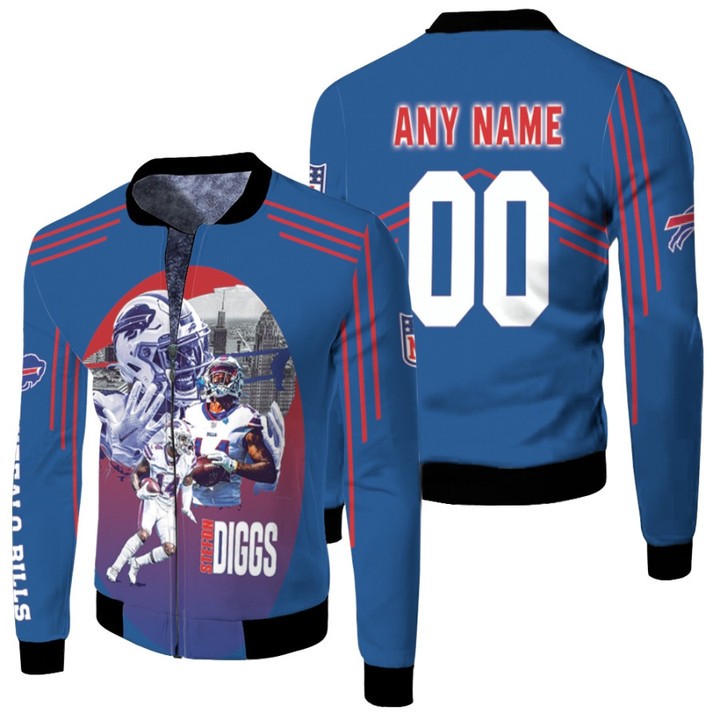 Buffalo Bills Stefon Diggs 00 Any Name Blue Jersey Style Gift With ...