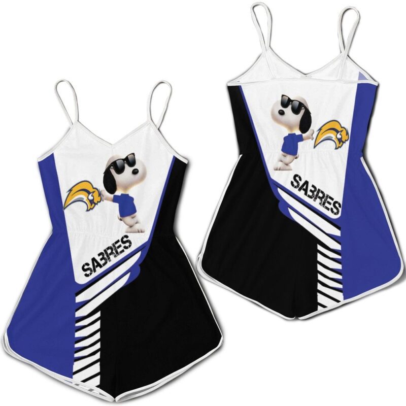 Buffalo Sabres Snoopy For Fans 3D Romper RJ03494