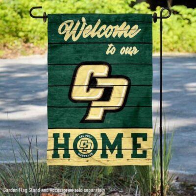 Cal Poly Mustangs Welcome To Our Home Garden Flag GF01390