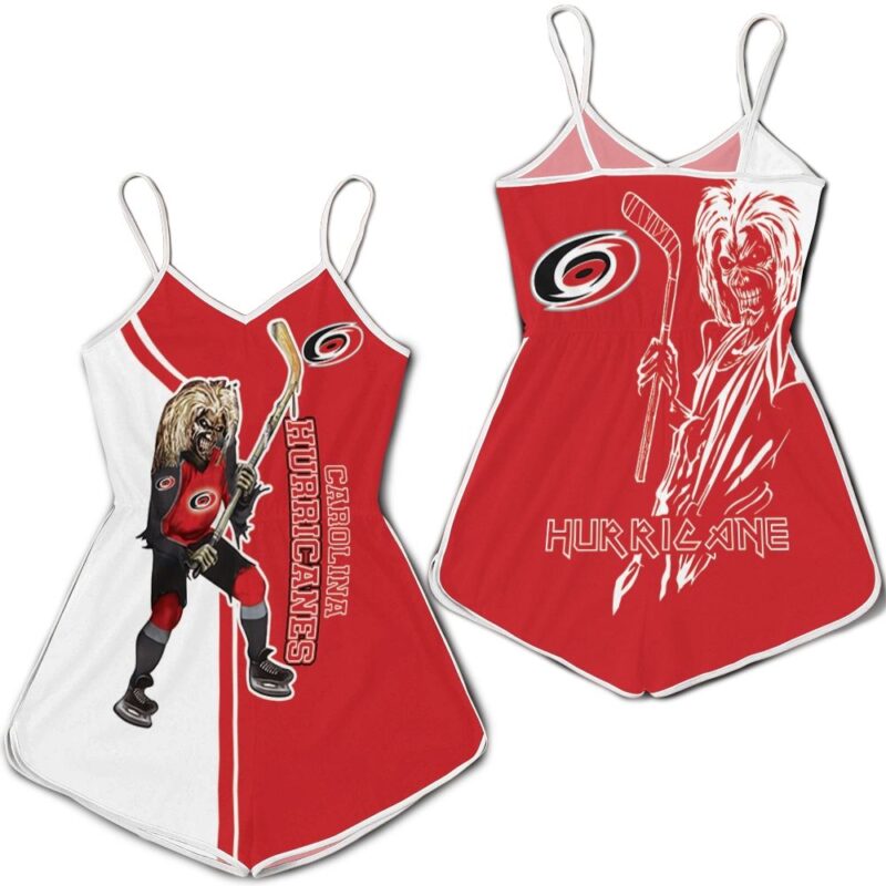 Carolina Hurricanes And Zombie For Fans Romper RJ03447