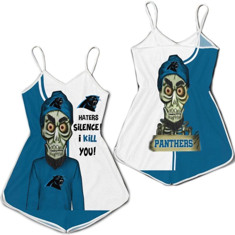 Carolina Panthers Haters I Kill You 3D Romper RJ03120