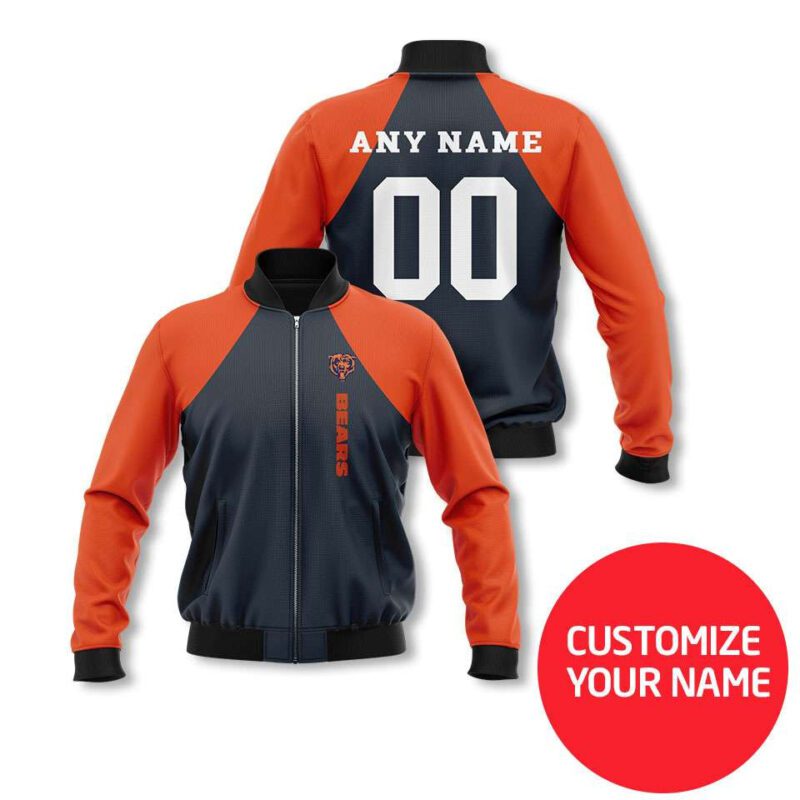 Chicago Bears Nfl Super Bowl Champions Personalized Number Name Gift For Bears Fans Bomber Jacket BJ00064