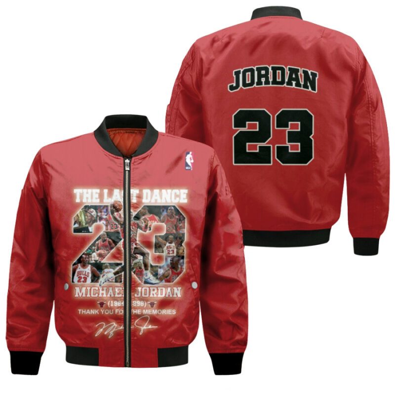 Chicago Bulls Michael Jordan 23 NBA Legends Basketball Team Red Gift For Bulls Fans Bomber Jacket BJ00441