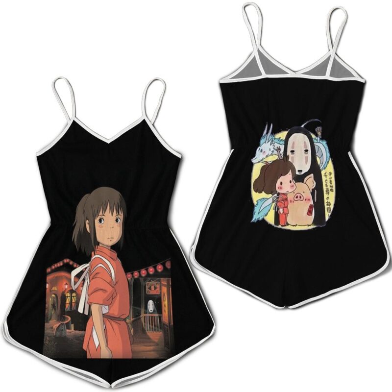Chihiro Ogino Studio Ghibli No Face For Anime Fan Romper RJ01789