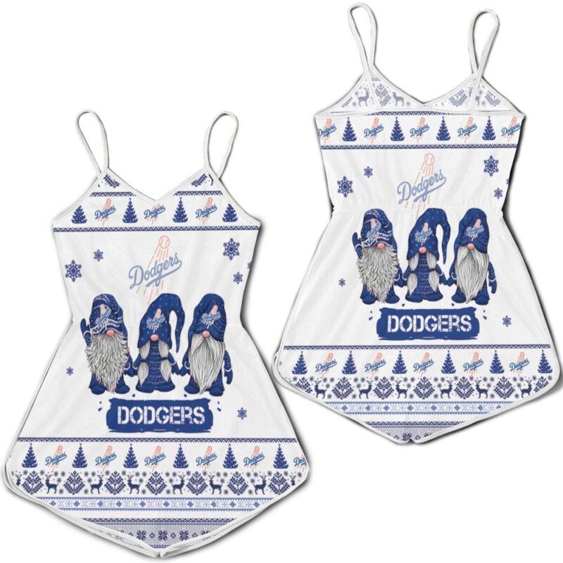 Christmas Gnomes Dodgers Ugly Sweatshirt Christmas 3D Romper RJ03371