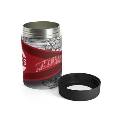 Cincinnati Reds MLB Pennant Stainless Steel Can Holder 4