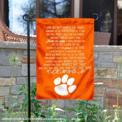 Clemson Tiger Rag Fight Song Garden Flag GF00223