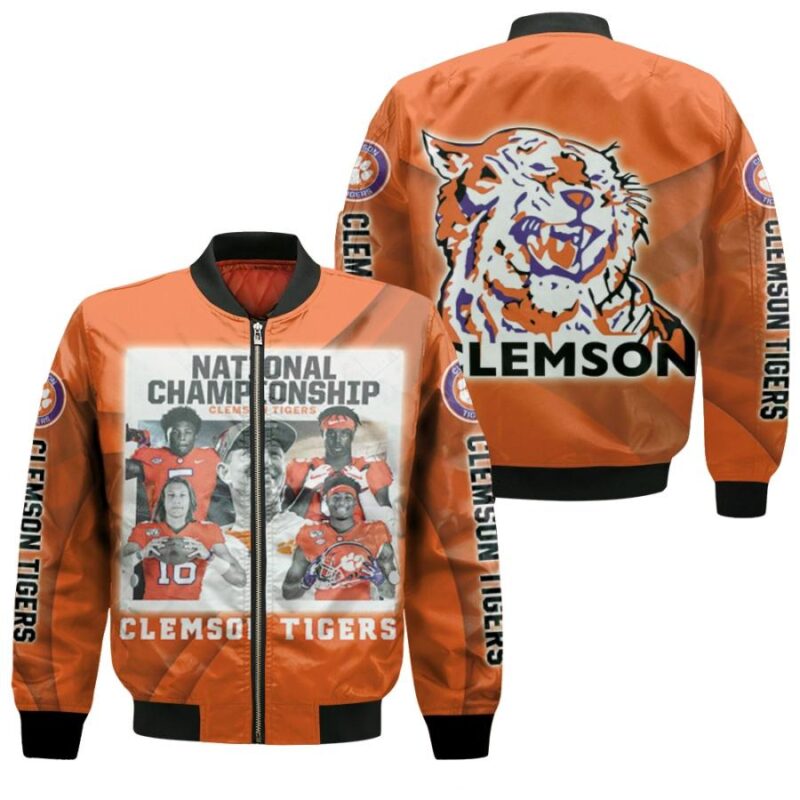 Clemson Tigers 2021 NCAA National Championship The Tiger NFL Gift For Clemson Fans Bomber Jacket BJ04283