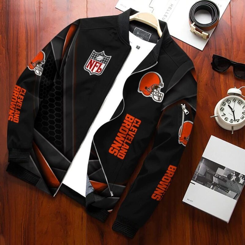 Cleveland Browns Bomber Jacket 371 Sport Hot Trending Hot Choice Design Beautiful BJ01589