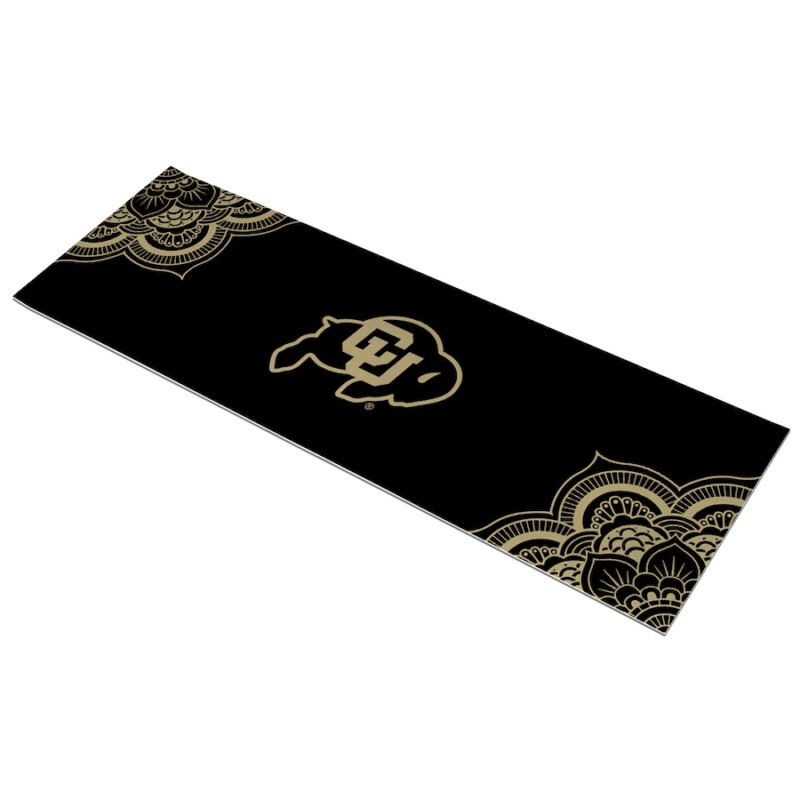 Colorado Buffaloes Team Color Design Yoga Mat