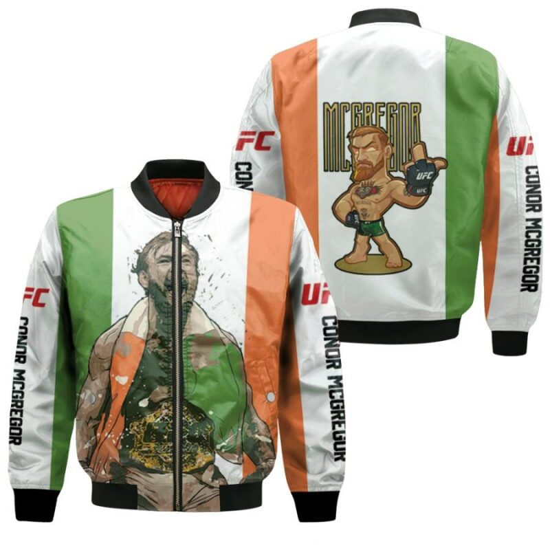 Conor McGregor The Notorious UFC Ultimate Warrior gift for Conor McGregor Fans Bomber Jacket BJ03359