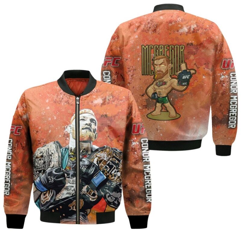 Conor McGregor The Notorious UFC Unrivalled Warrior gift for Conor McGregor Fans Bomber Jacket BJ03441