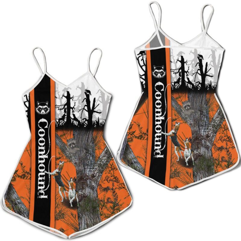 Coonhound Hunting Dog 3d jersey Romper RJ04714