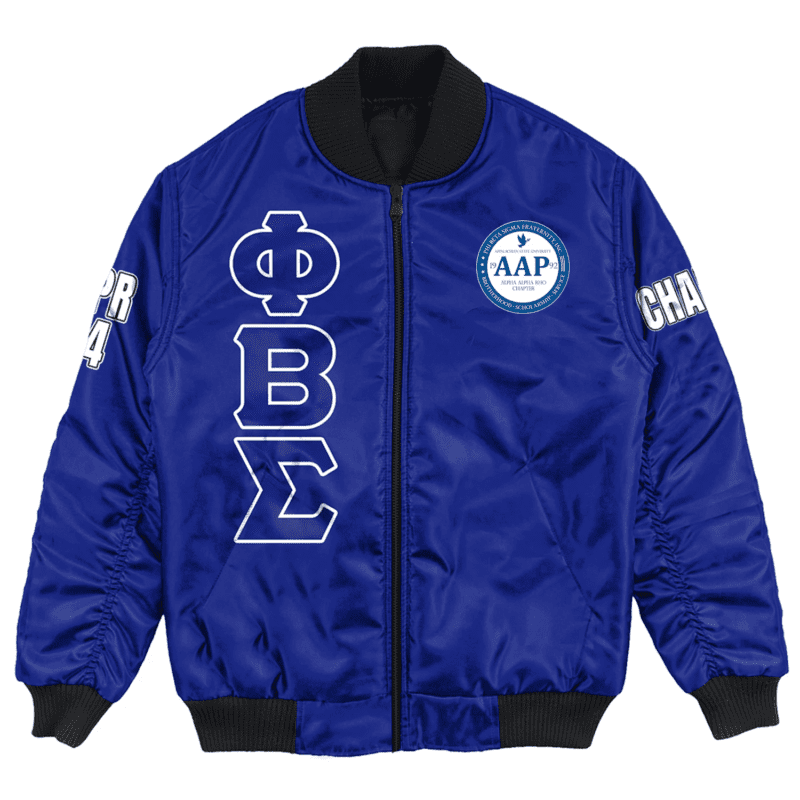(Custom) Africa Zone Jacket - Alpha Alpha Rho Chapter Bomber Jackets BJ02500