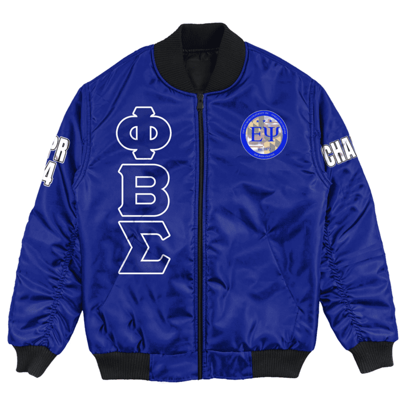 (Custom) Africa Zone Jacket - Epsilon Psi Chapter Bomber Jackets BJ02510