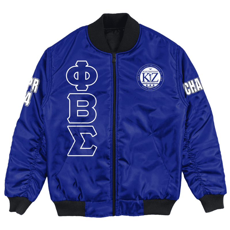 (Custom) Africa Zone Jacket - Kappa Zeta Chapter Bomber Jackets BJ02529
