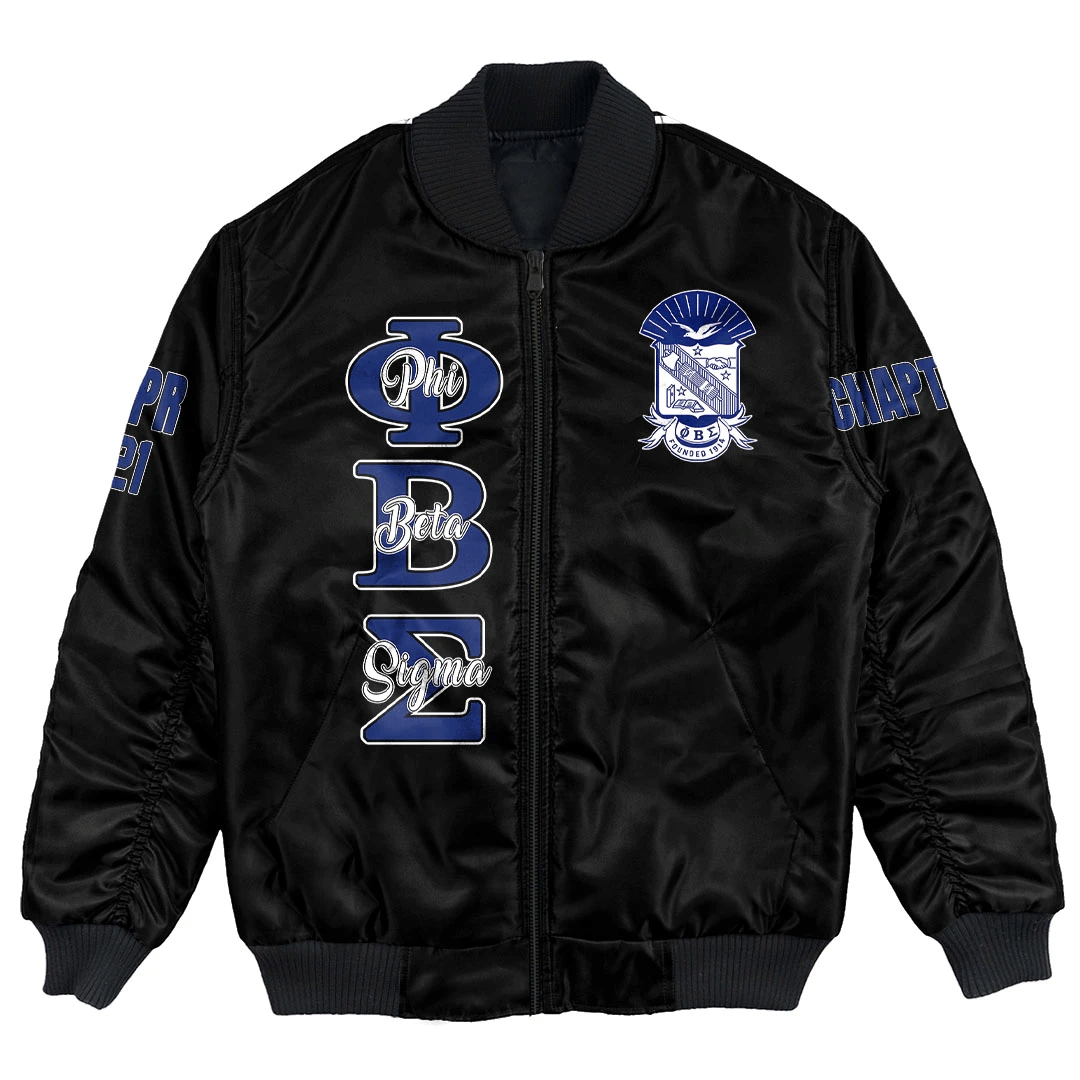 (Custom) Africa Zone Jacket – Phi Beta Sigma Bomber Jackets BJ02628 ...